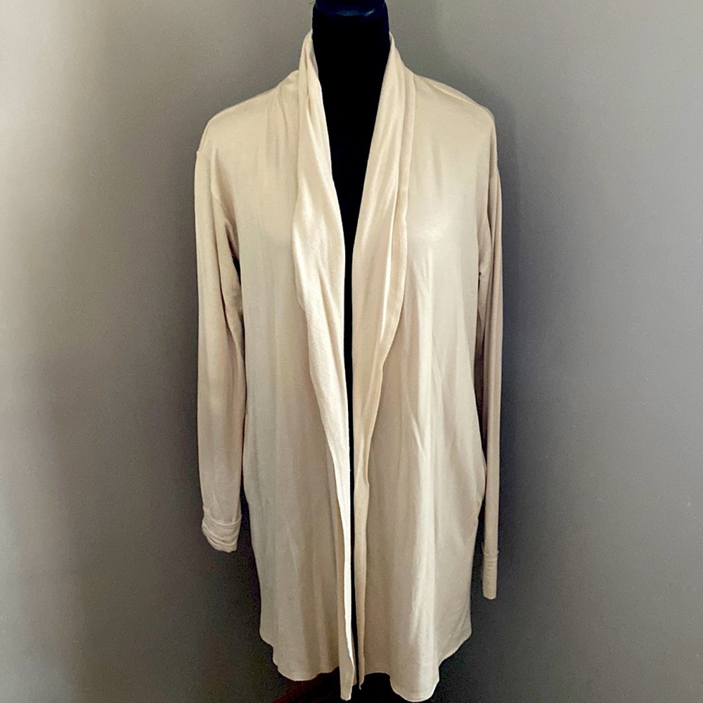 Cream 3/4 length cardigan